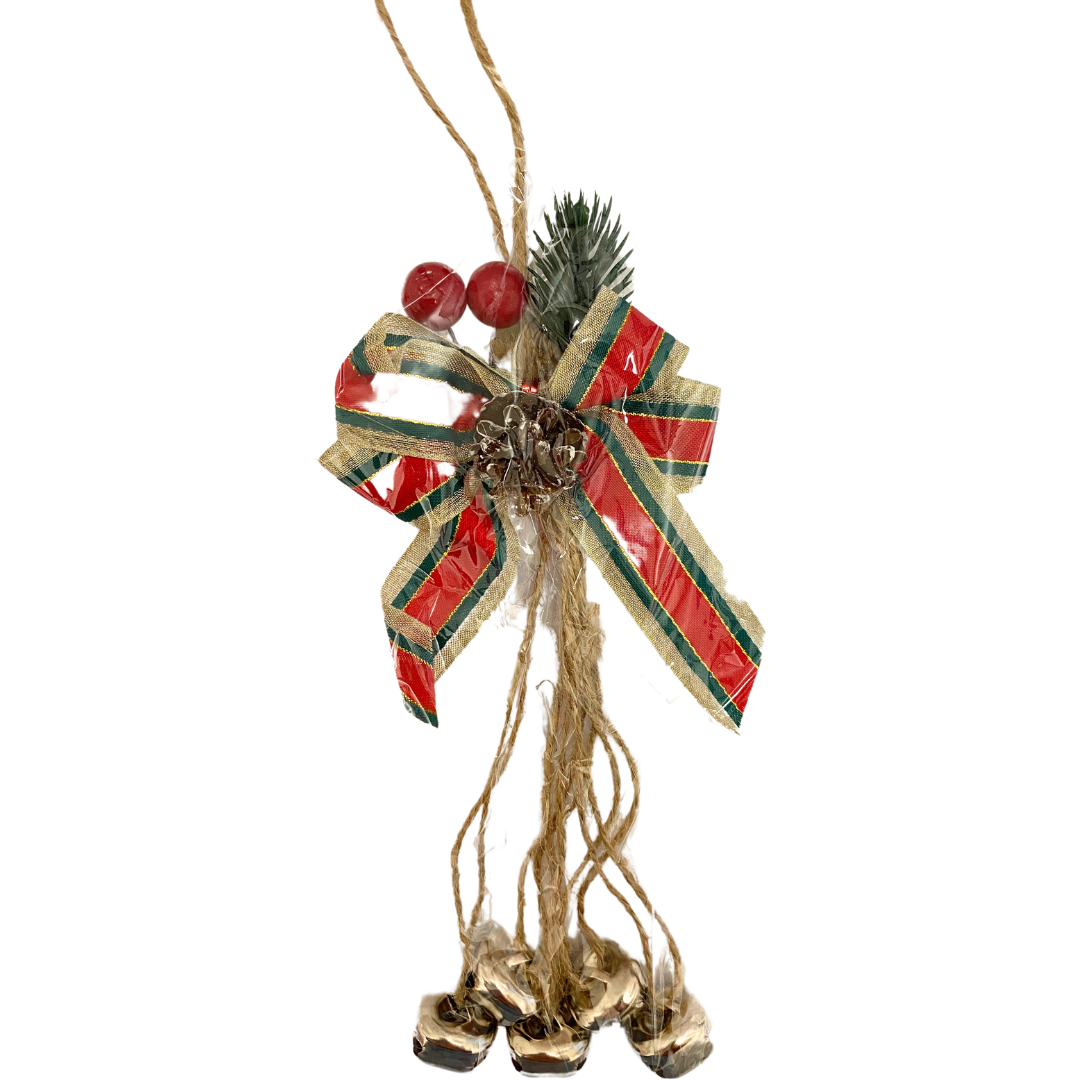 Adorno Navideño para Puerta con Cascabel – 3 Diseños (AA2025-4-5/6) by Farmacias Savia