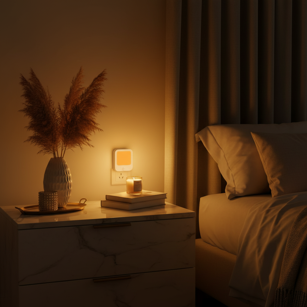 Nightlight - Motion Sensing Amber Circadian Friendly by DreamWalkerz