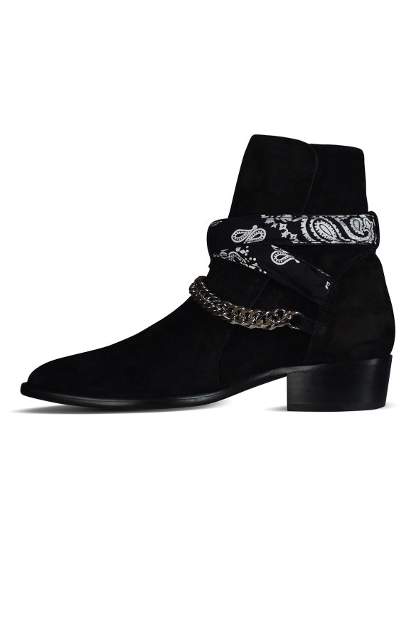 Amiri Men Boots Bandana Buckle by Luosophy
