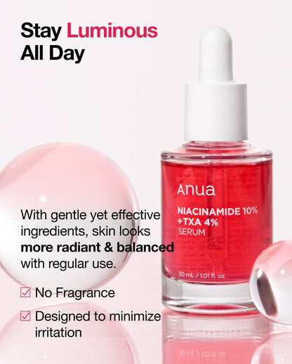 ANUA Niacinamide 10%+TXA 4% Dark Spot Correcting Serum by AsiaBeautyMall