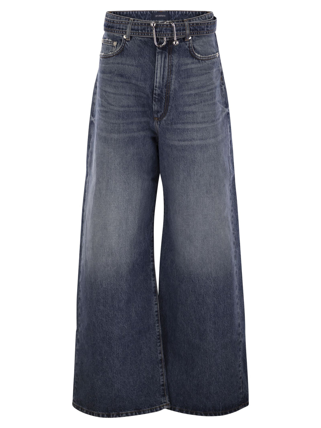 Sportmax Women Procida - Low-Waisted Oversize Denim Trousers by Luosophy