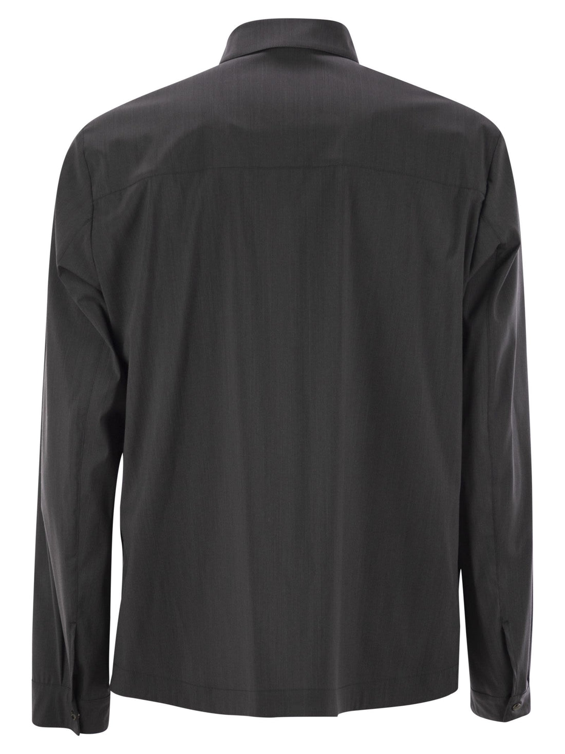 Herno Men Shirt-Cut Jacket In Tech Wool by Luosophy