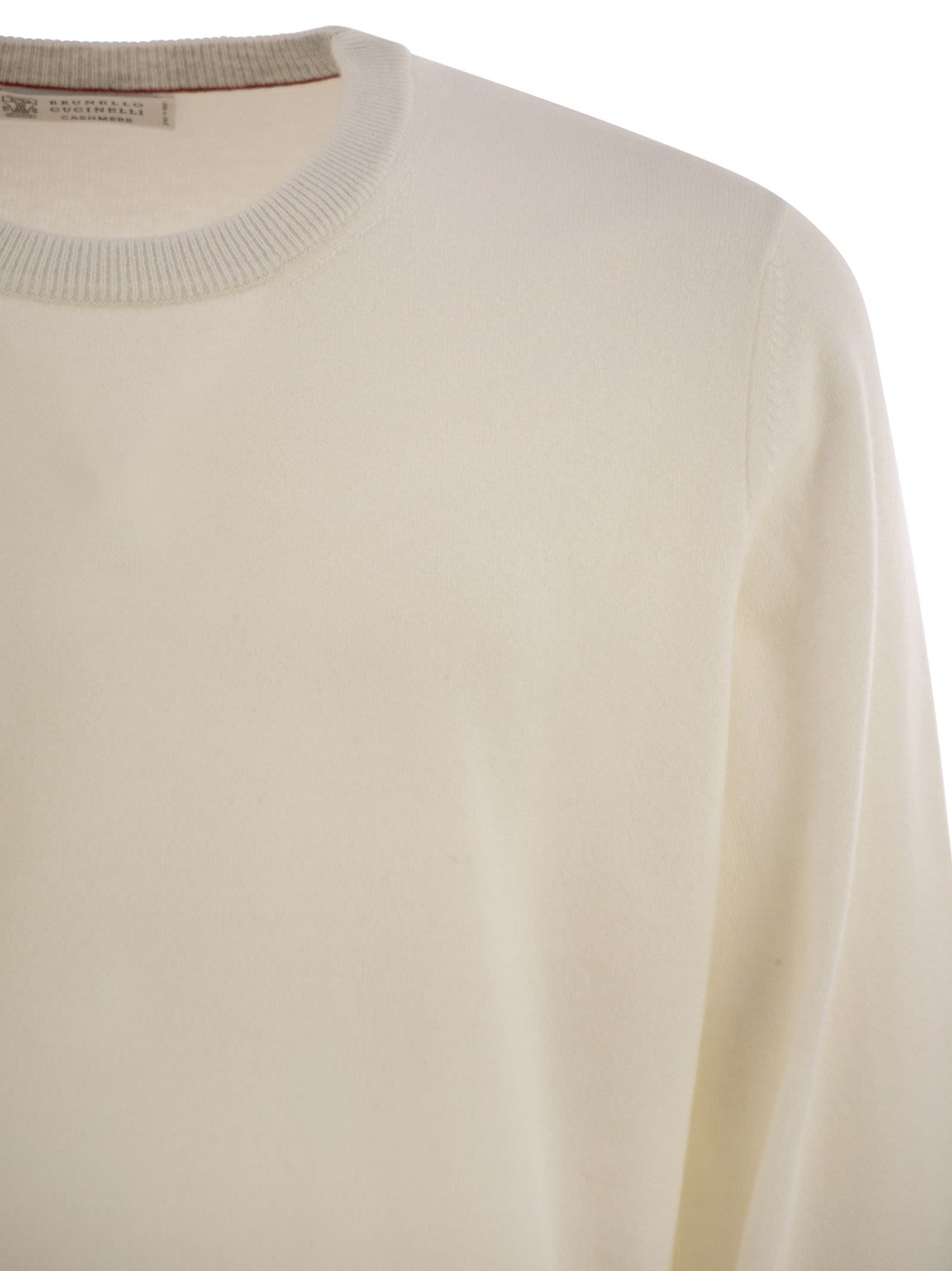Brunello Cucinelli Men Pure Cashmere Crew-Neck Sweater by Luosophy