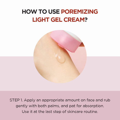Madagascar Centella Poremizing Light Gel Cream 2.53 Fl.Oz (75Ml) | Tightens Pores | Soothes Irritated Skin by Korean Skin Care