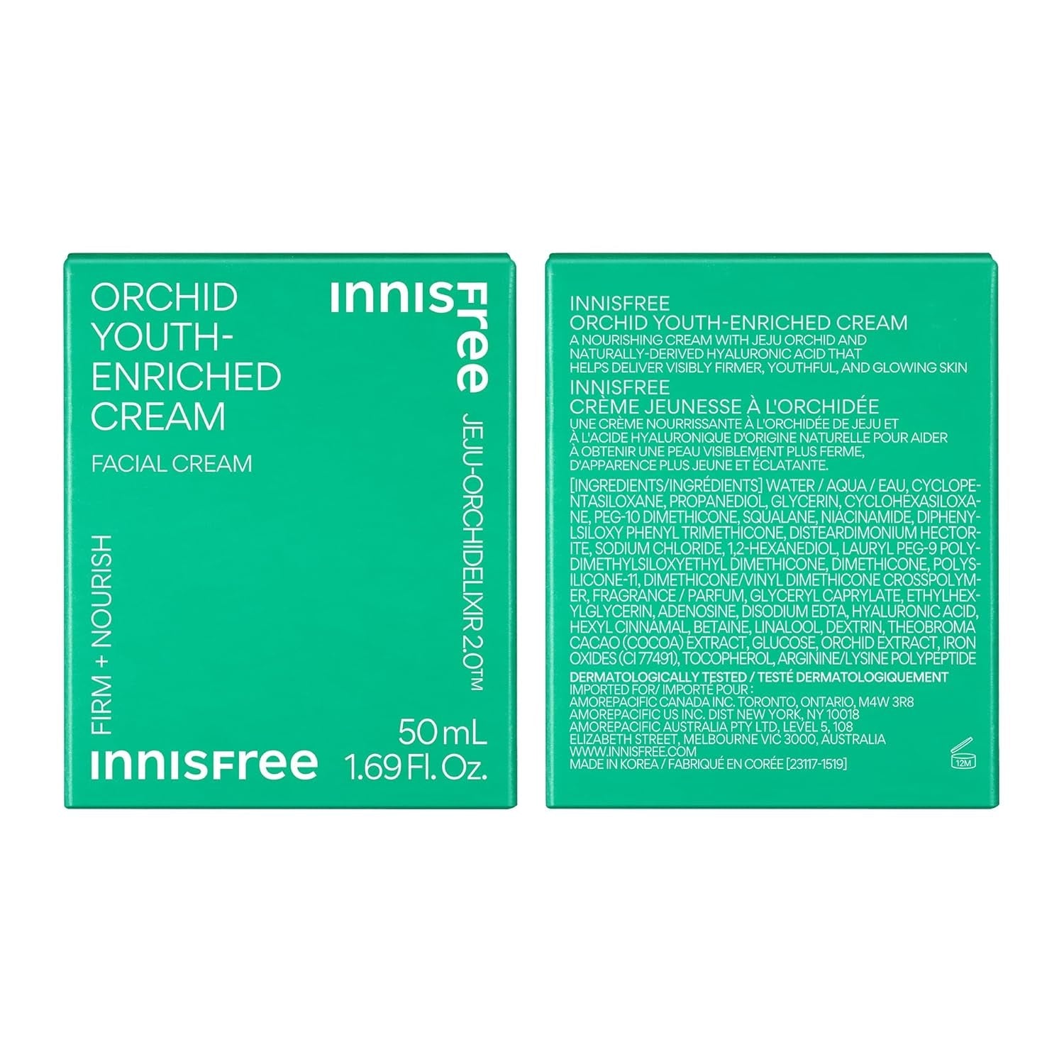 Orchid Youth-Enriched Cream, Korean Face Cream for Firming and Hydrated Skin by Korean Skin Care