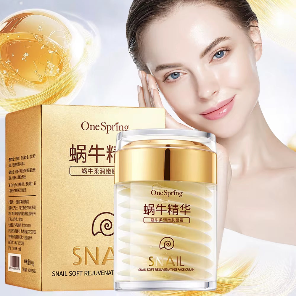 Snail Collagen Face Cream Moisturizer Firming Brighten Skin Day Cream for Face Nourishing Smoothing Korean Cosmetics Skin Care by Korean Skin Care