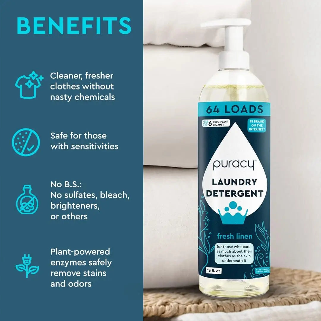 Puracy Natural Laundry Detergent by Wearever Incontinence