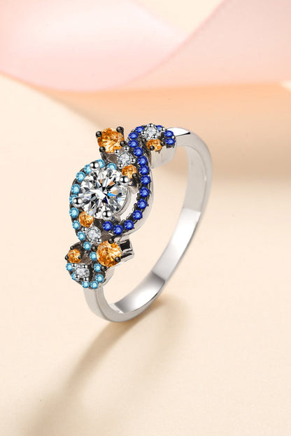 Sparkala™ Contrast 925 Sterling Silver Ring by Sparkala