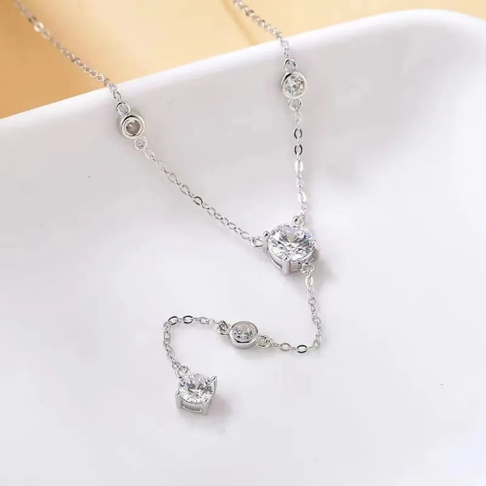 1.5 Carat Sparkala™ 925 Sterling Silver Necklace by Sparkala