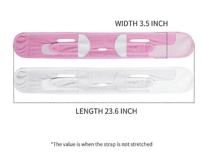 SLIM FACE SLIMMING BAND FACIAL BELT DOUBLE CHIN REDUCER V LINE FACE LIFT anti SNORE WRINKLE FACE BANDAGE DOUBLE CHIN STRAP SAGGING FACE CONTOUR JAWLINE TIGHTEN STRAP 1PK by Korean Skin Care