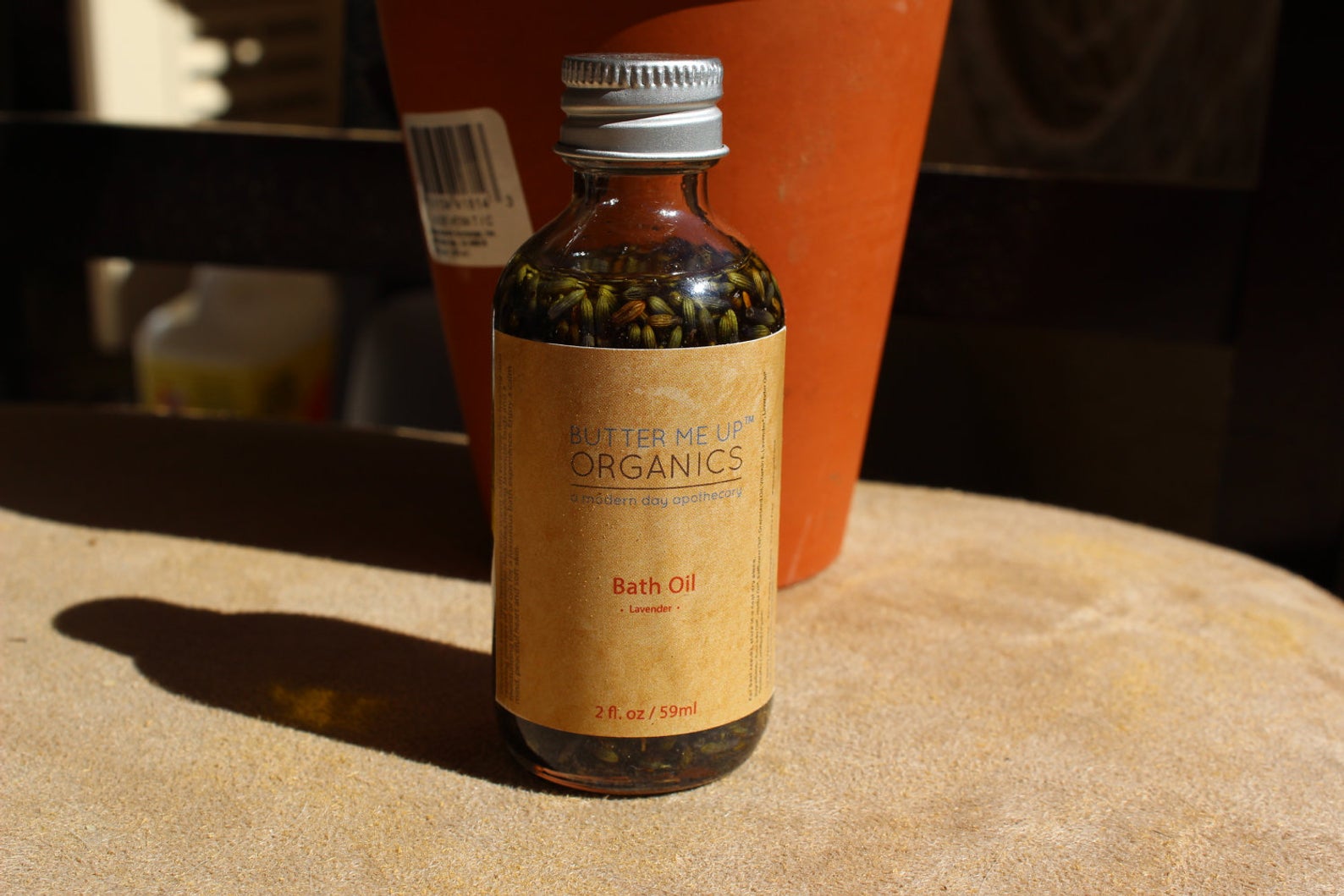 Bath Oil Healing and Relaxing Lavender by Butter Me Up Organics