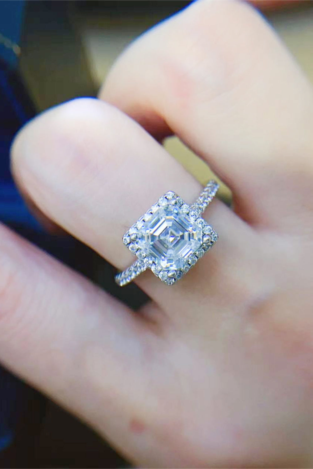 2 Carat Sparkala™ Platinum Over Pure Sterling Silver Ring by Sparkala