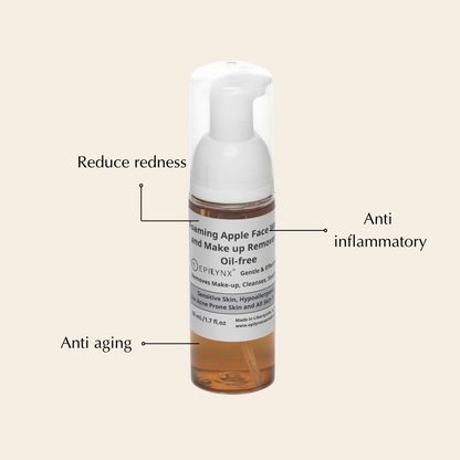 Gentle Foaming Facial Cleanser – Aloe, Apple &amp; Ashwagandha for All Skin Types
