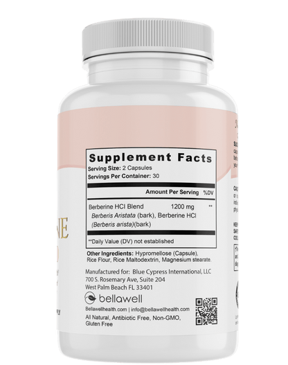 Berberine - Harness the Power of Nature by Bellawell by Bellawell Health