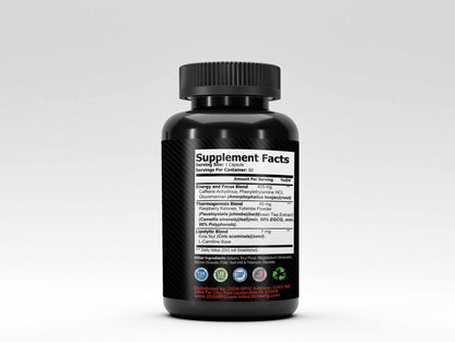 TRENOCUT: AM Fat Metabolism Activator | 60 Capsules – Clinically Studied Ingredients for Targeted Fat Loss by 2020WFG