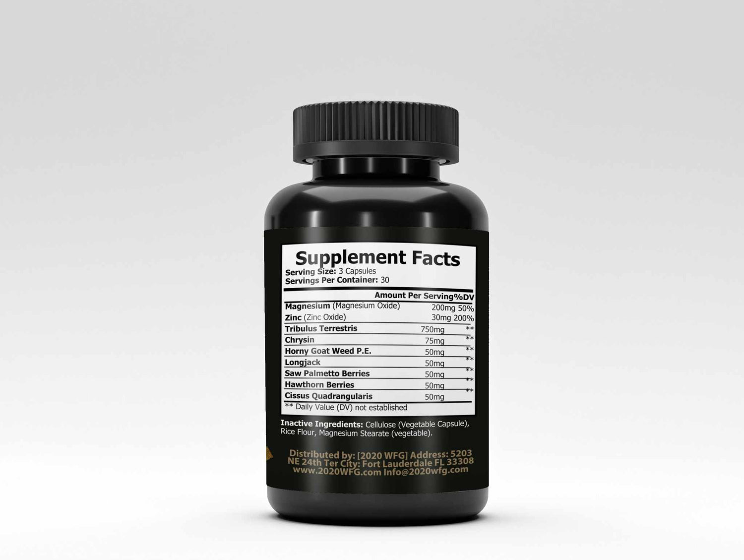 D-BULK: Anabolic Nutrient Partitioning Complex | 60 Servings – Magnesium, Horny Goat Weed &amp; Natural Actives for Muscle Performance by 2020WFG