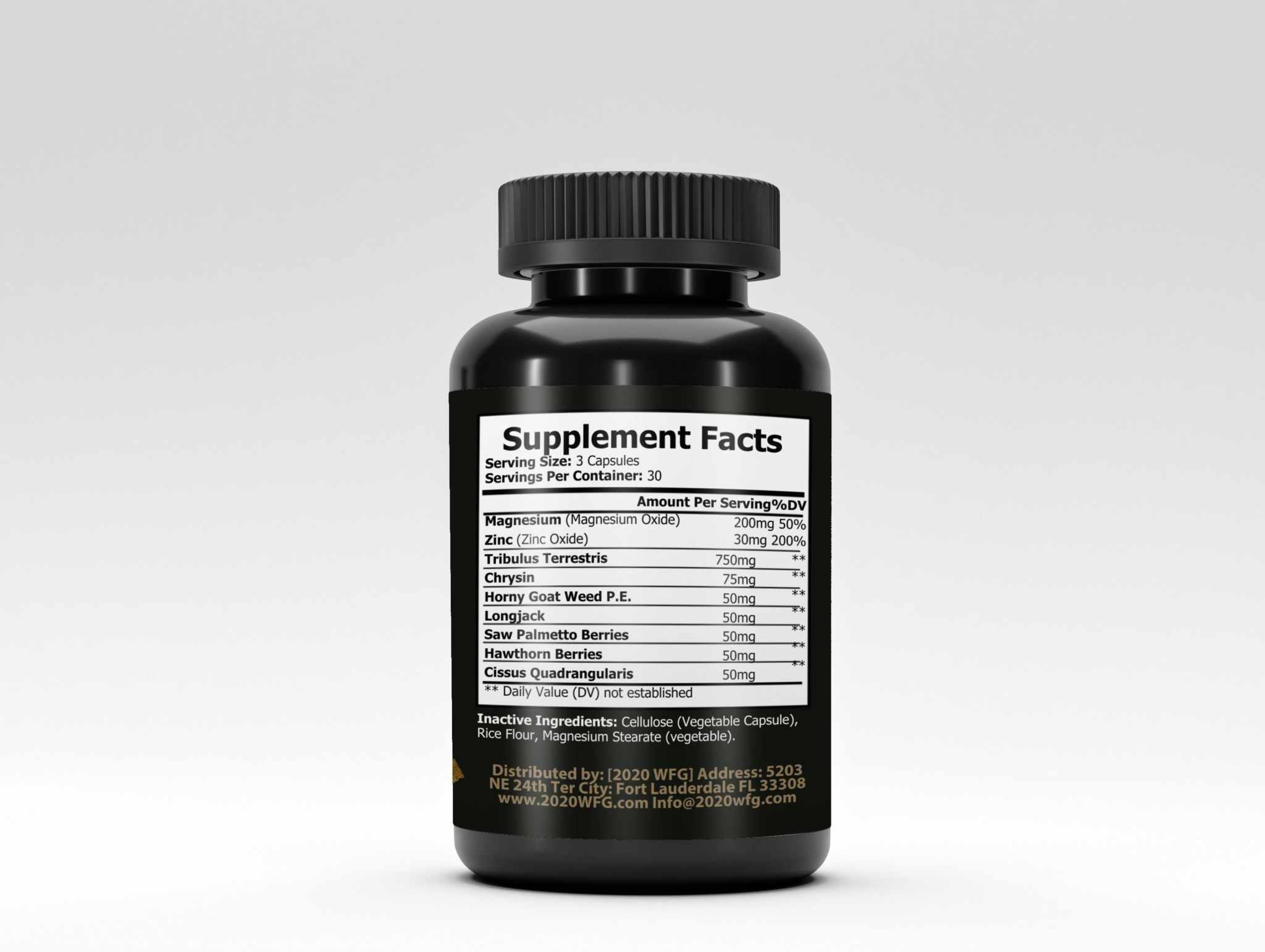 D-BULK: Anabolic Nutrient Partitioning Complex | 60 Servings – Magnesium, Horny Goat Weed &amp; Natural Actives for Muscle Performance by 2020WFG