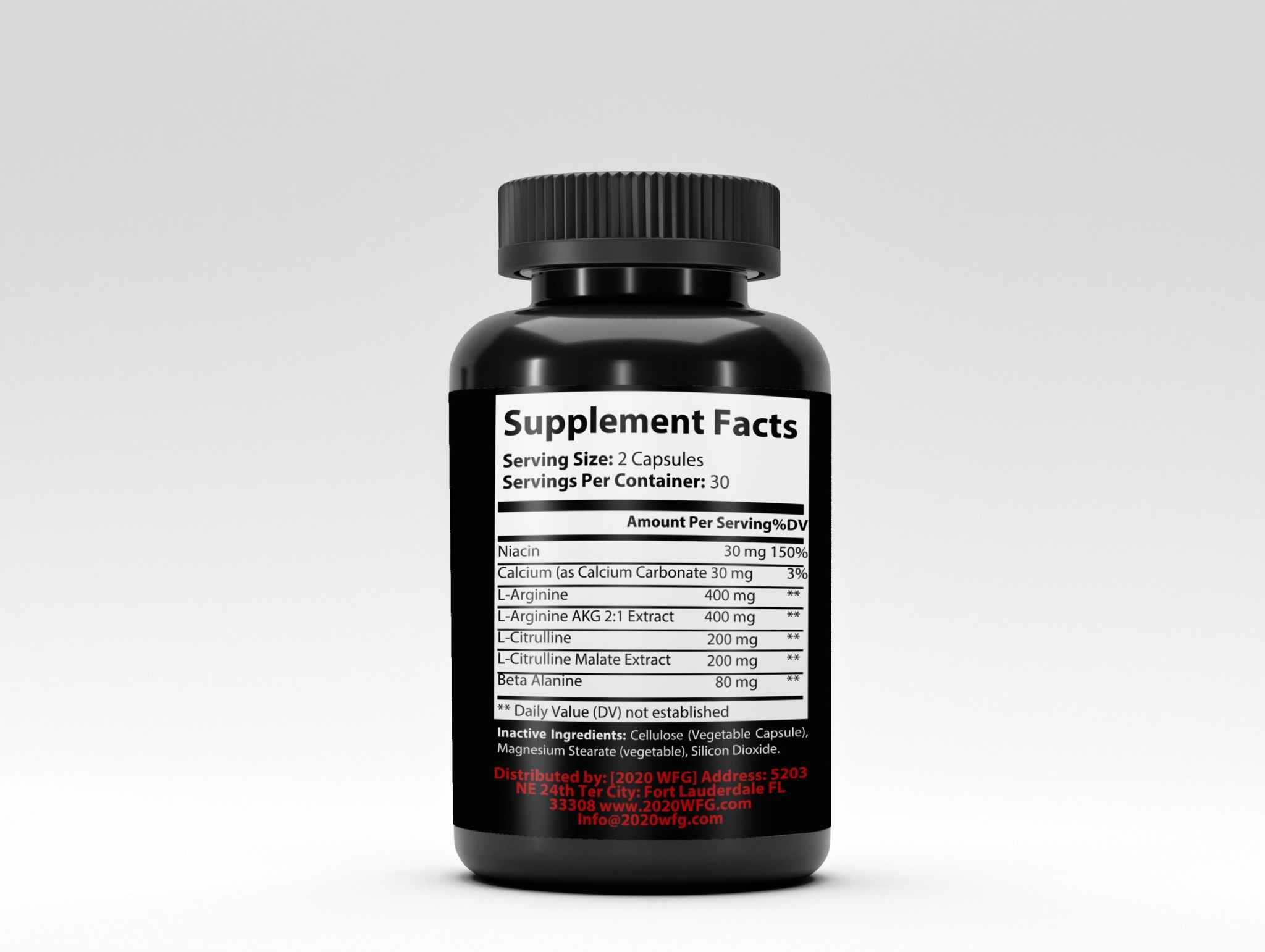ANADRAX: Circulation Complex | 60 Capsules - L-Arginine, Niacin &amp; Nitric Oxide Support for Active Lifestyles by 2020WFG