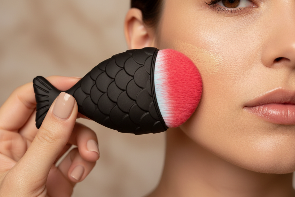 REK Cosmetics Blending Fishtail brush | REK Cosmetics by REK Cosmetics