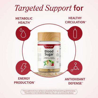 Heart Health, Blood Sugar &amp; Cholesterol Health Bundle by Snap Supplements