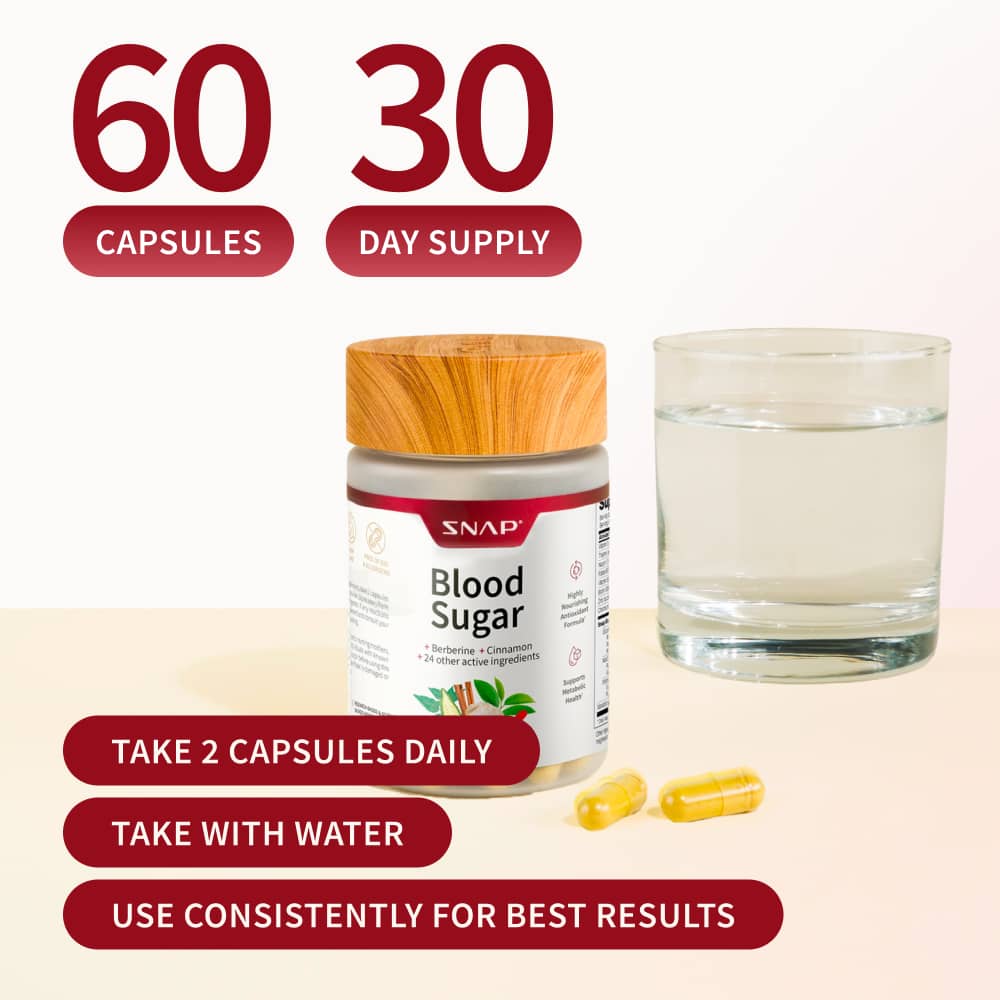 Blood Sugar &amp; Cholesterol Health Bundle by Snap Supplements