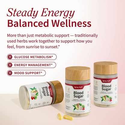 Blood Sugar - Buy 3, Get 2 FREE! by Snap Supplements