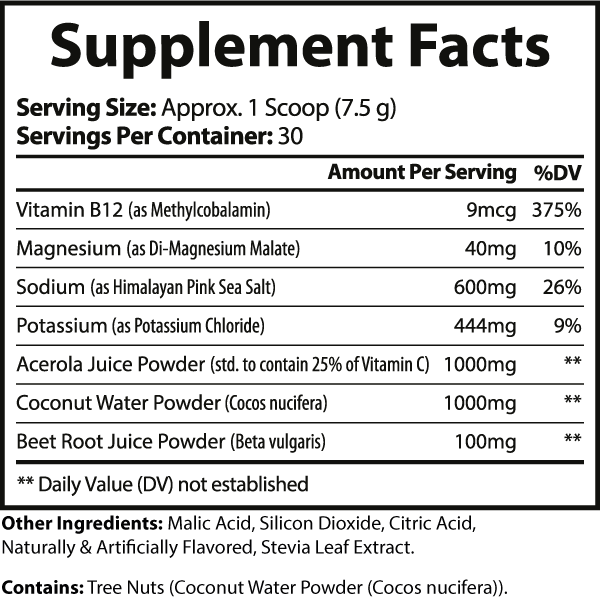 Blue Raspberry Electrolyte Hydration – Sugar-Free | Refreshing &amp; Rapid Rehydration Formula by Virtrue
