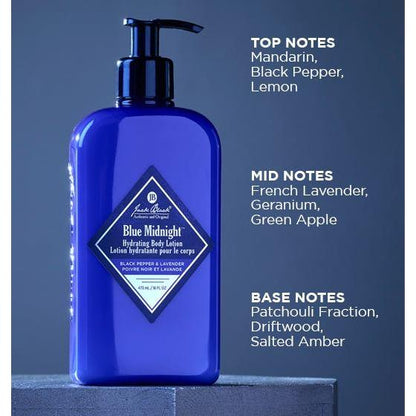 Jack Black Blue Midnight Hydrating Body Lotion 16 oz by Pasteur Pharmacy