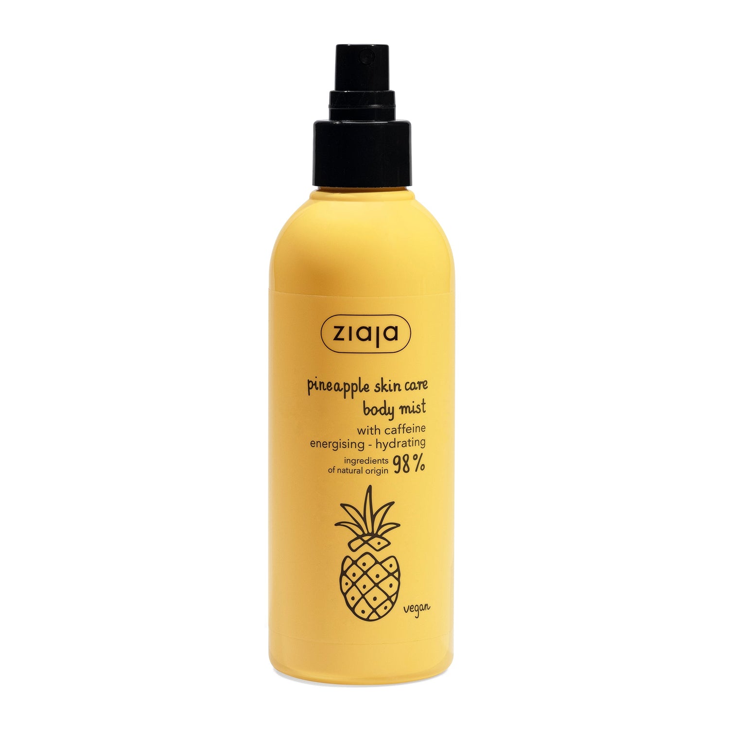 Pineapple body mist with caffeine by Ziaja® USA Webstore