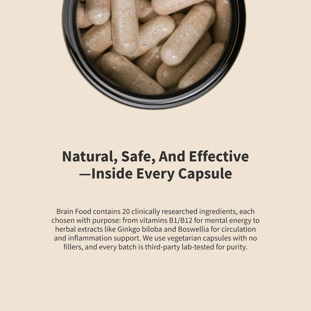 Brain Food - Buy 2 Get 1 Free by Snap Supplements