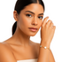 Camila Clover Bracelet – White Mother of Pearl with Gold Finish by Farmacias Savia