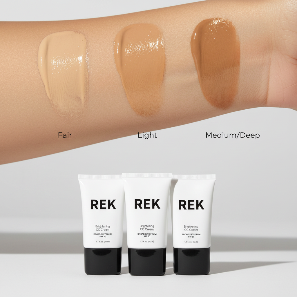 Brightening CC Cream | REK Cosmetics | Color-Correcting Brightening CC Cream by REK Cosmetics