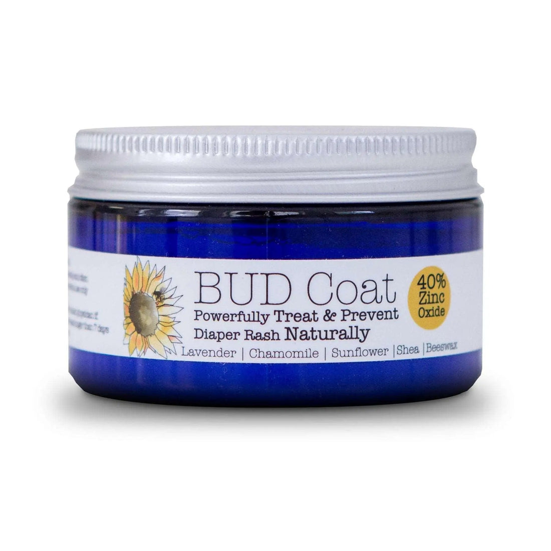 BUD Coat Organic Diaper Rash Cream - 4 oz. by Lavender Life Company