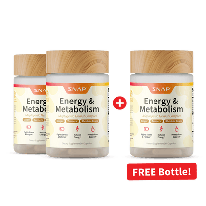 Energy &amp; Metabolism - Buy 2 Get 1 Free by Snap Supplements