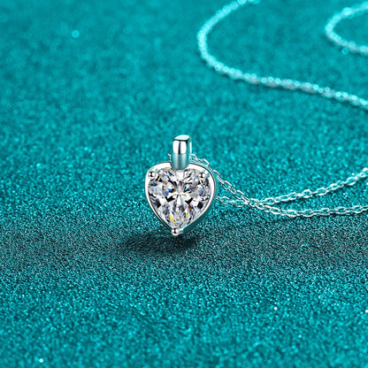 2 Carat Sparkala™ 925 Sterling Silver Heart Shape Necklace by Sparkala