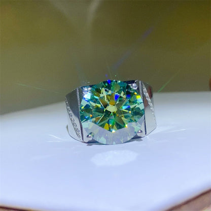 10 Carat Sparkala™ 925 Sterling Silver Signet Ring by Sparkala