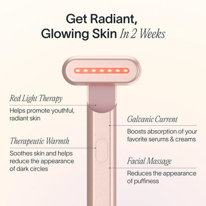4-In-1 Radiant Renewal Skincare Wand with Red Light Therapy by Korean Skin Care