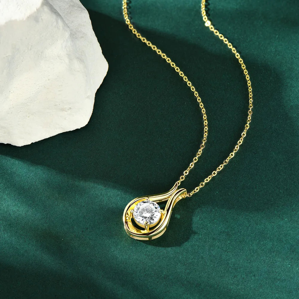 2 Carat Sparkala™ 925 Sterling Silver Pendant Necklace by Sparkala