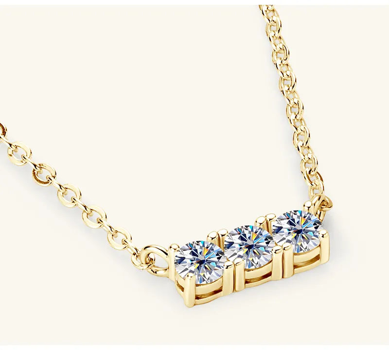925 Sterling Silver Inlaid Sparkala™ Bar Necklace by Sparkala