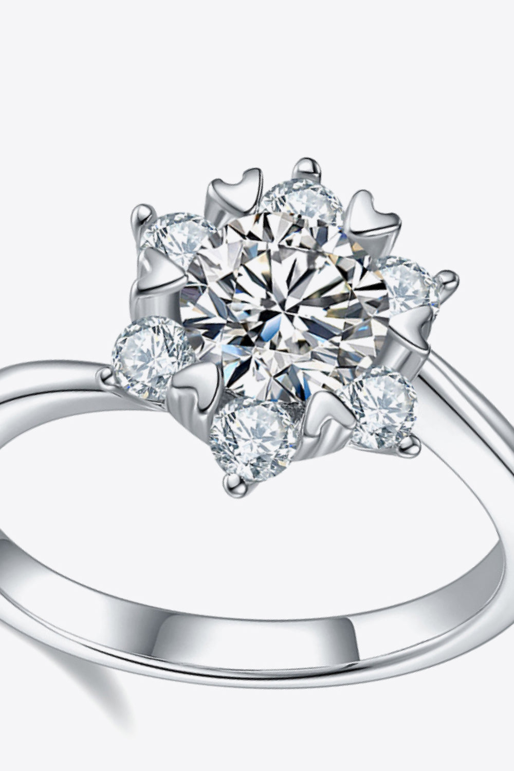 1 Carat Sparkala™ Zircon Ring (Platinum Over Pure Sterling Silver) by Sparkala