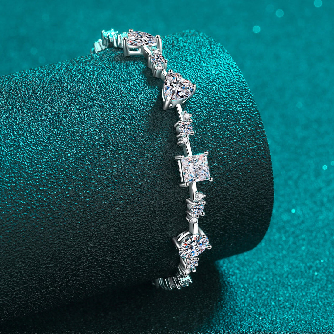 6.2 Carat Sparkala™ 925 Sterling Silver Bracelet by Sparkala