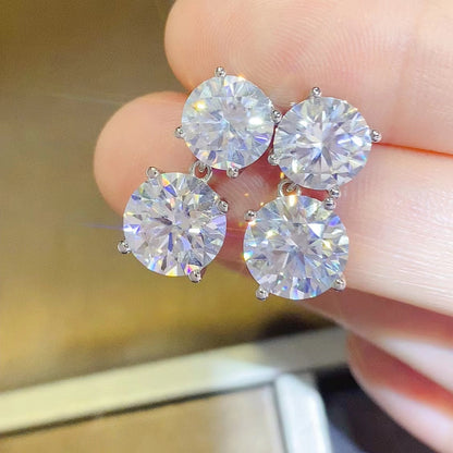 10 Carat Sparkala™ 925 Sterling Silver Earrings by Sparkala