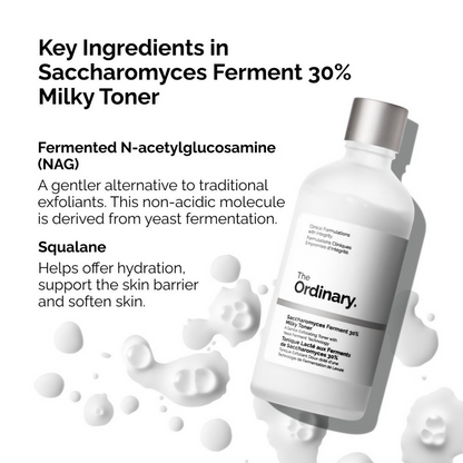 The Ordinary Saccharomyces Ferment 30% Milky Toner by Dista