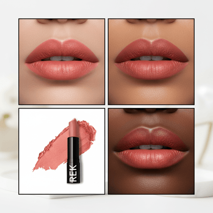 Long-Wear Hydrating Matte Lipstick – Vegan by REK Cosmetics