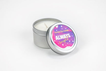 Trio of Tin Soy Candle - Scented with Bergamot and Lavender Essential oils by Lizush