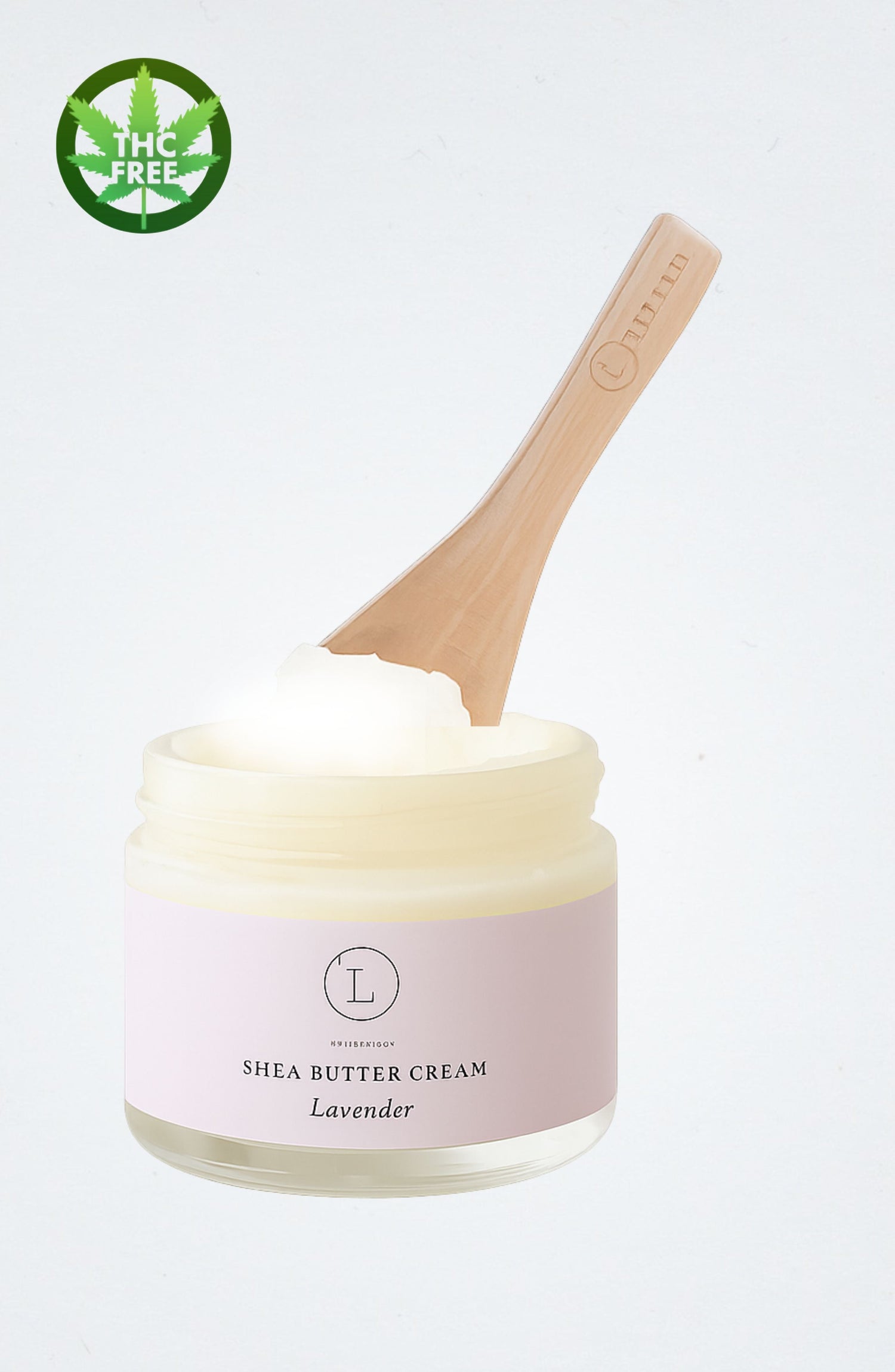 CBD Lavender Shea Butter with CBD, Body Cream (THC free) by Lizush