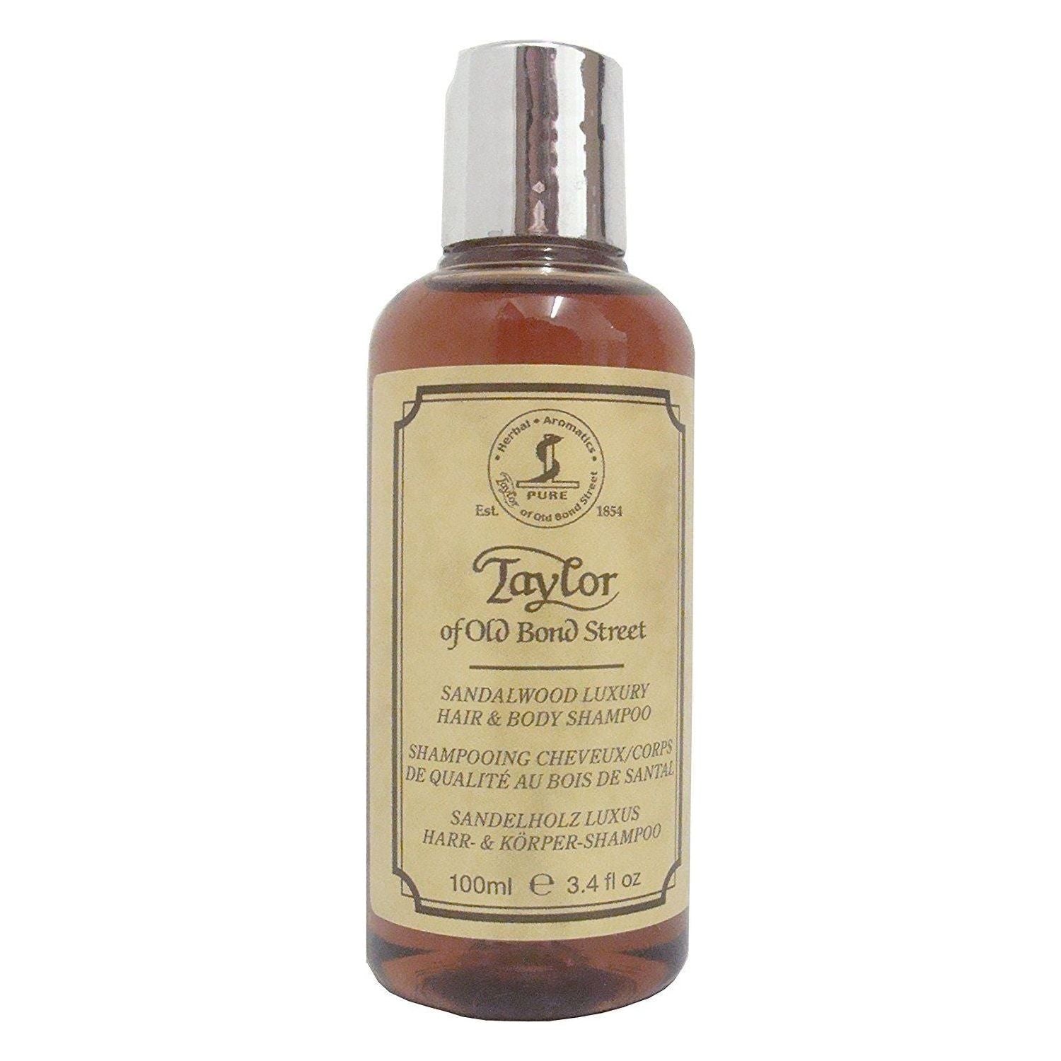 Taylor of Old Bond Street Sandalwood Luxury Hair &amp; Body Shampoo 100 ml by Pasteur Pharmacy