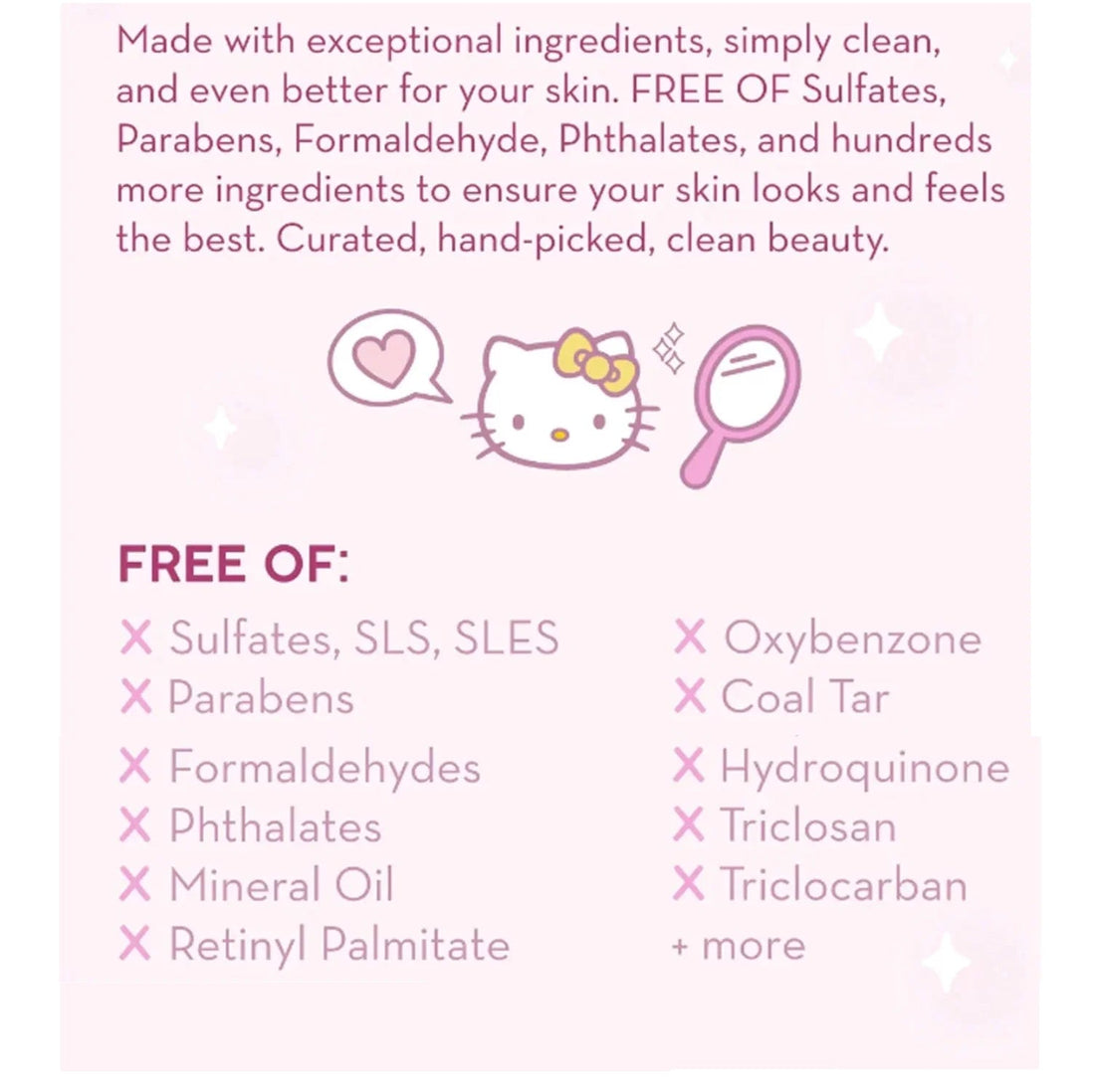 , Hello Kitty Pure Cure Strawberry Milk Toner, Klean Beauty™, 6.76 Fl. Oz. by Korean Skin Care