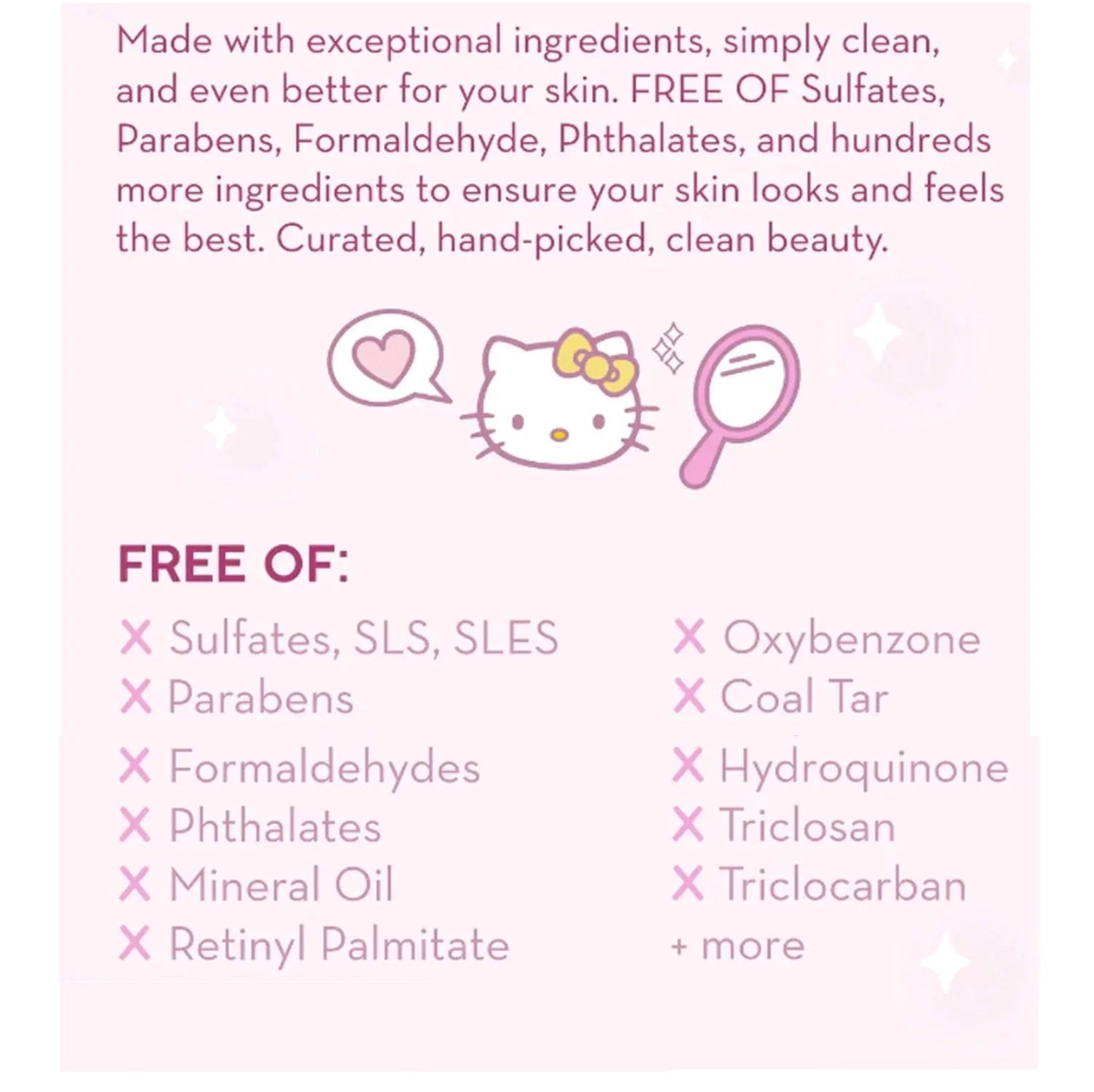 , Hello Kitty Pure Cure Strawberry Milk Toner, Klean Beauty™, 6.76 Fl. Oz. by Korean Skin Care