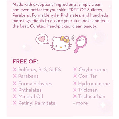 , Hello Kitty Pure Cure Strawberry Milk Toner, Klean Beauty™, 6.76 Fl. Oz. by Korean Skin Care